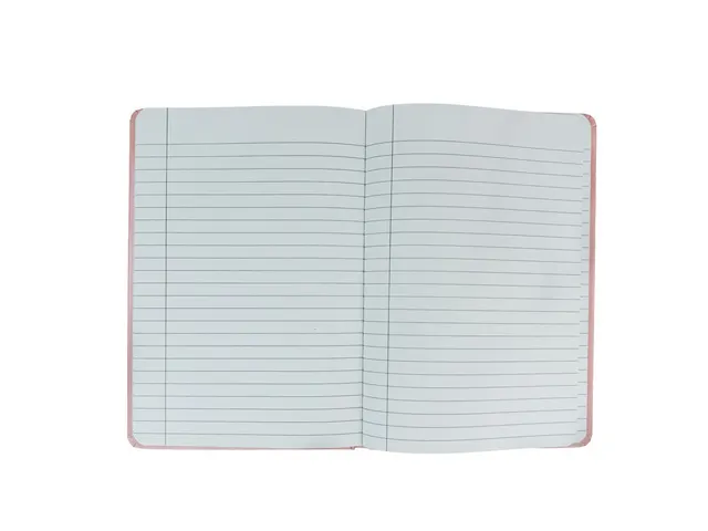 Cahier Kangaro A5 couverture rigide, pastel rose, 80 flls 80gr, ligné