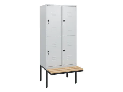 Dubbeldekse dekenkist,HxBxD 1950x800x815mm,2x2vak.,vak B 400mm