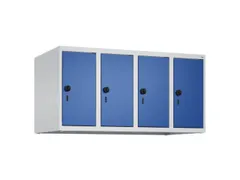 opzetkast,v. locker,4vak.,vak B 250mm,HxBxD 500x1000x500mm,vleugeldeur