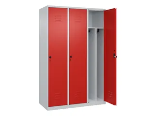 locker voor scheiding van kleding,HxBxD 1850x1200x500mm,3vak - 2