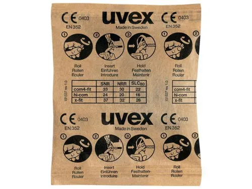 Uvex X-Fit oordoppen, SNR 37 dB, per 100 paar
