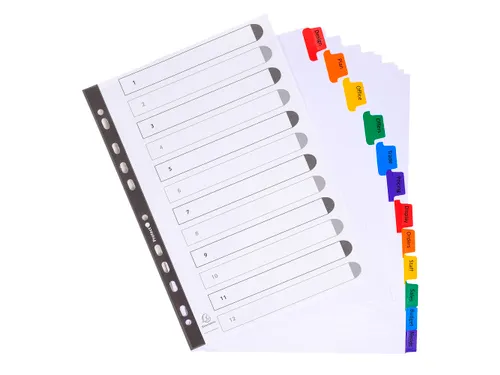 Intercal. Perso.Krea tabs carte bl A4 12P