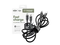 PanzerGlass empower by Racing 240W USB-C to USB-C Cable | USB 2.