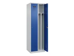 locker voor scheiding van kleding,HxBxD 1850x600x500mm,2vak