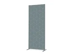 Scheidingswand Textiel Deco 85x200cm Hexagon Grijs ECO