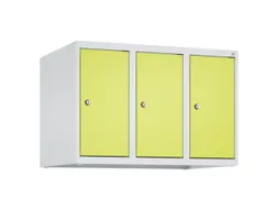 opzetkast,v. locker,3vak.,vak B 250mm,HxBxD 500x750x500mm,vleugeldeur