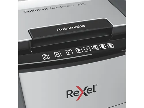 Papiervernietiger Rexel Optimum Auto+ 90X snippers 4x28mm
