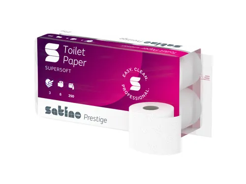 Toiletpapier Satino Prestige 3-laags 250vel wit 071340