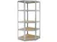 Rek Strong Hoek 176x75x40x50cm 5 Legborden Gegalvaniseerd