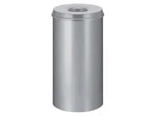 Papierbak met vlamdover Vepabins 50 liter 33.5cm x 63cm Lichtgrijs - 1