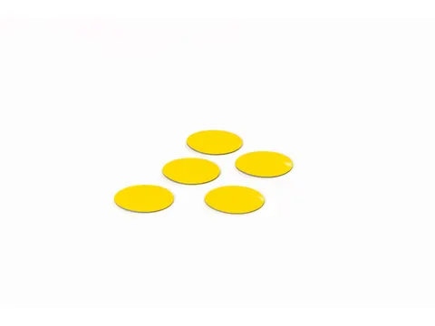 Magneetvel Symbool Cirkel Geel Ø 30mm
