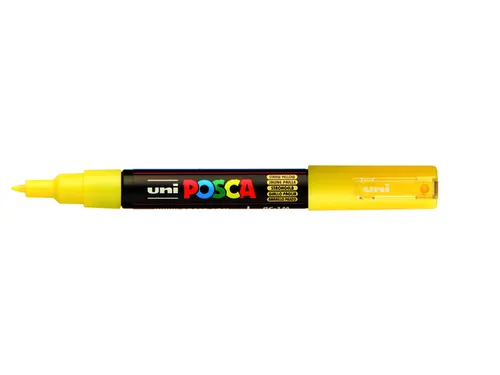 Verfstift Posca PC1MC Extra Fijne punt 0,7-1,0mm strogeel