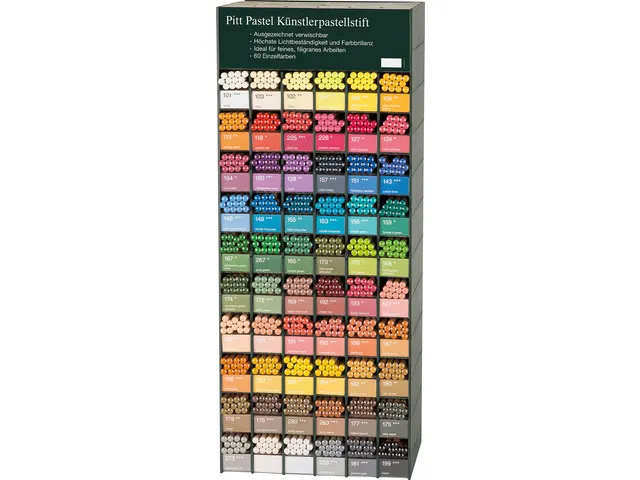 Crayon pastel Faber-Castell Pitt présentoir 60x12 pièces PVP 1,65