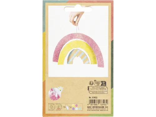 Glitterpoeder Bio Folia Rainbow 7gr 5 kleuren