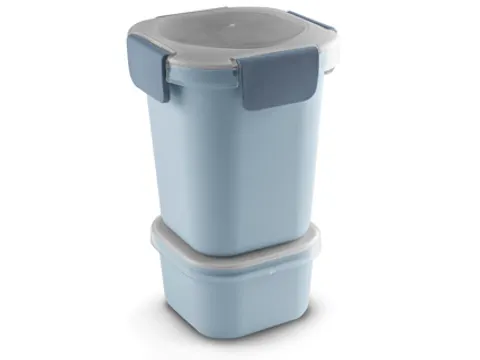 Gobelet isotherme Sigma Home 0,95 L bleu - 11,5 x 11,5 x 18,5 cm