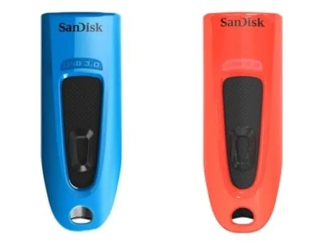 Sandisk ULTRA USB 3.0 USB Stick 32GB Duo Pack Blauw/rood