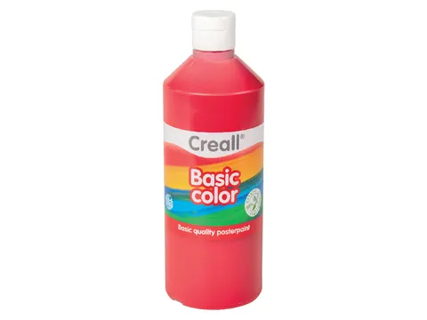 Plakkaatverf Creall basic donkerrood 500ml