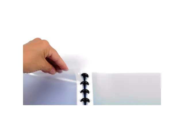 Showalbum PP ring 30 tas A4 blauw