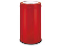 Afvalbak 120 liter H x Ø 760x445mm deksel rood