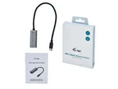 i-tec Metal USB-C Gigabit Ethernet Adapter, Bedraad, USB Type-C, Ether