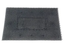Schoonloopmat Grof Vuil Ldpe 57x86 Lichtgrijs