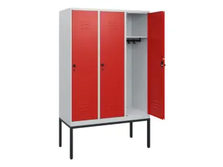 locker,HxBxD 1950x1200x500mm,3vak,vak B 400mm,draaigrendel - 2