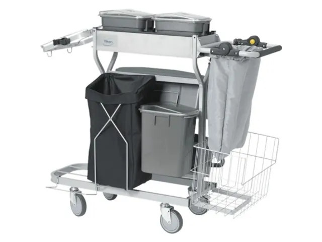 Vikan Microvezel werkwagen COMPACT PLUS 40 cm Grijs