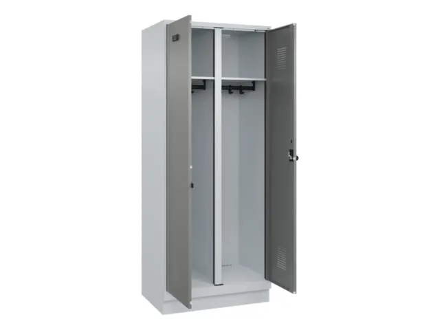 locker voor scheiding van kleding,HxBxD 1950x800x500mm,2vak