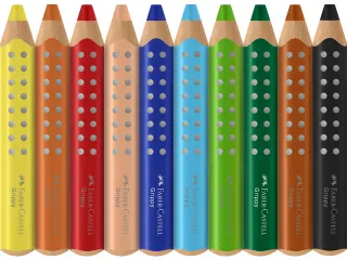 Kleurpotlood Faber-Castell Grippy XXL Jumbo etui 10 stuks - 3