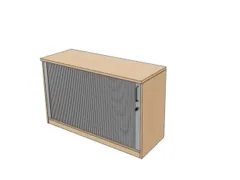 jaloeziedeurkast,HxBxD 720x1200x445mm,1xhouten vloer,1,5 OH,NE-esdoorn