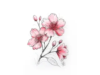 Tekenset Sakura Creative Kit Cherry Blossom 6 stuks - 4