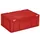 Euronorm Stapelkrat Hxlxb 230X600X400Mm 43L Met Deksel Rood