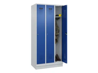 locker,HxBxD 1950x900x500mm,3vak,vak B 300mm,cil.-slot,sokkel - 1