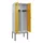 PBM-locker,HxBxD 2120x800x500mm,2vak,vak B 400mm,draaigrendel