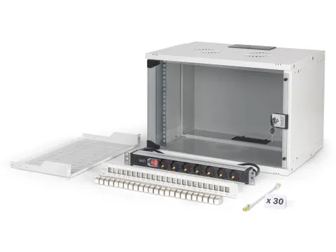 Digitus DN-49202-SET rack 7U Wandrek Serverkast Grijs