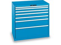 Ladenkast Code 1000x1023x725mm 7laden 200kg Ral5012