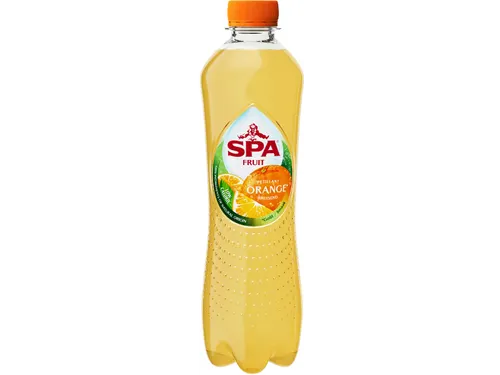Spa Fruit Orange Sinaasappel Bruisend Fles 40 CL Pak van 6 Stuks
