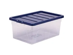 Opbergbox 38 Liter Transparant Blauw