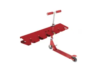 Steprek L 990mm eenzijdig RAL3004 6 steppen - 2