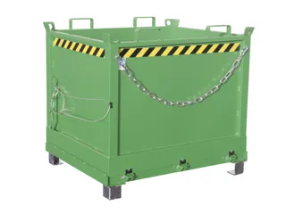 klapbodemcontainer,HxLxB 1160x1000x1200mm,1m³,hijsogen,vorksloffen - 2