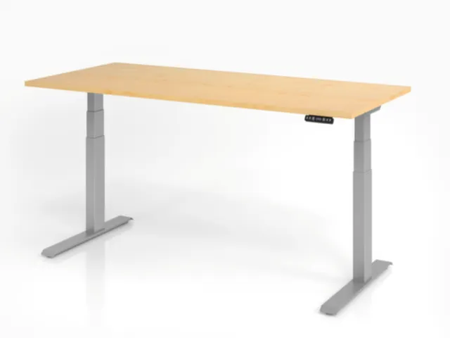 Elektrisch in hgte vst. zit-sta-bureau,HxBxD 640-1290x1800x800mm
