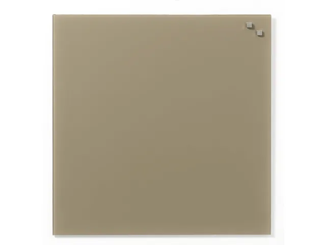 Glasmagneetbord Naga 45x45cm beige