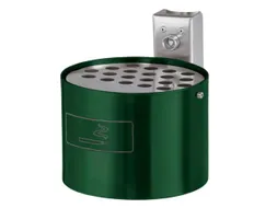 Asbak Rond 4 liter 135x200mm Binnen/Buitengebruik Mosgroen