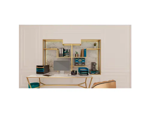 Brievenbak A4 Blauw Combo Styli Neo Deco