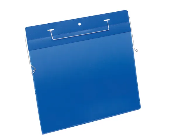 Documenthoes Durable A4 met ophangbeugel liggend blauw 50 stuks