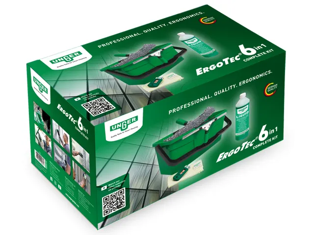 Unger ErgoTec 6-in-1 Glasreiniging Complete Kit