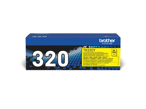 Tonercartridge Brother TN-320Y geel