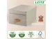 Boîte de rangement Leitz Puro avec couvercle 17L beige set 2 pièces