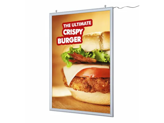 Kliklijst LED Verlicht Dubbelzijdig Posterframe 70x100cm