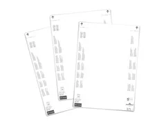 Papieren inserts voor documenthouders 297x74mm (40 kaartjes)